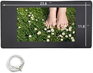 Grounding Mat Kit, 15ft Grounding Cord, Use for Ground Foot Mats, Computer Mat, Sleep Mat, Pet,Soft & Conductive, Home Use. (23.6