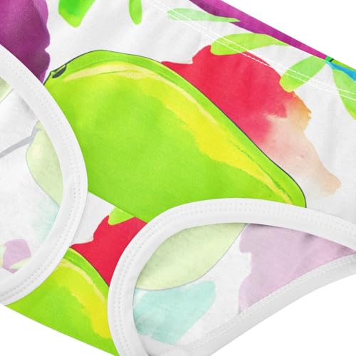 Toddler Underwear Custom 2t Cotton Panties Little Girl Designer Briefs Undies Kids Colorful Pears Lemon Fruits4
