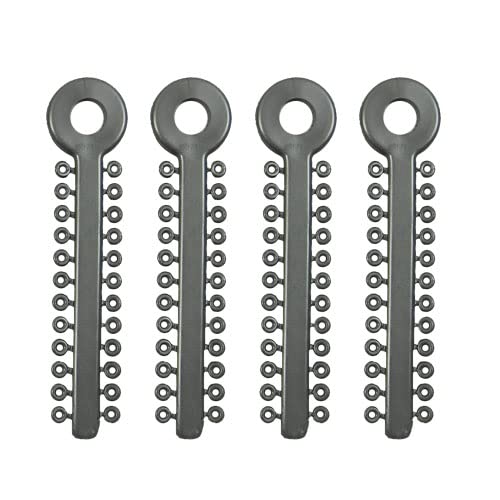 Dentosmile Dental Orthodontics Ligature Ties Light Force(Latex Free)1008/Pk In Multi Colours(Silver)