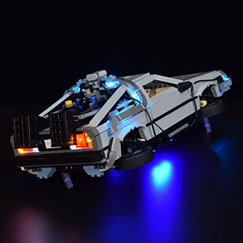 Sunery Licht-Set für Lego Delorean DMC-12 10300 - LED Beleuchtungsset Kompatibel Mit Lego 10300 (Ohne Lego Modell) – Bild 4