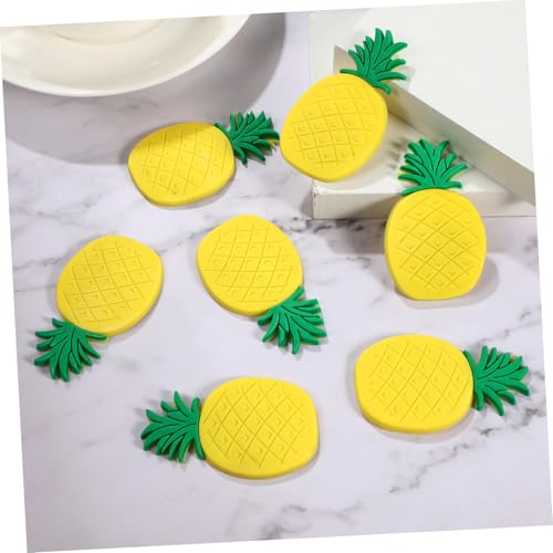 Imanes decorativos de piña para refrigerador Garneck 10 piezas miniatura 5