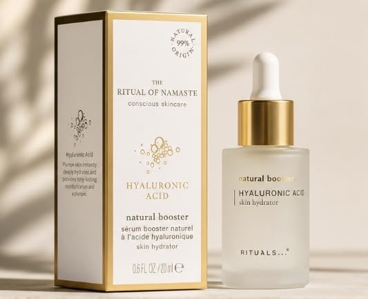 Ritual of Namaste Natural Booster Serum with Hyaluronic Acid, 0.6 fl oz 20ml