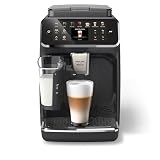 Philips Walita Série 4400 Cafeteira Espresso Superautomática LatteGo, 12 Bebidas Quentes e Geladas, Sistema de Leite Fácil de Limpar, Tecnologia SilentBrew, Display Touch Intuitivo, 110V (EP4441/55)