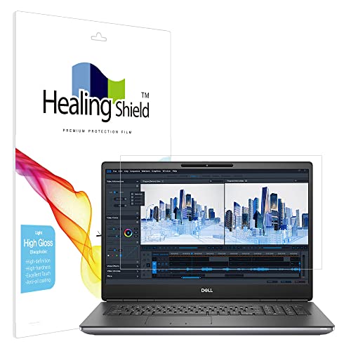 Healingshield XLV[tیtB Screen Protector Light Oleophobic High Gloss Film Compatible with DELL Precision M7760