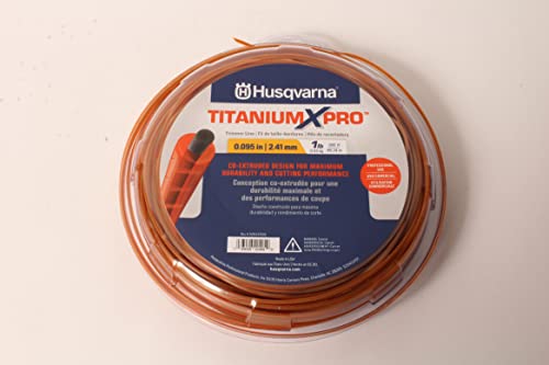 Husqvarna 529337602 Titanium XPro Round Trimmer Line 280' 1lb Spool .095