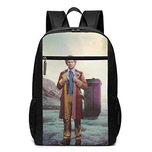 10th Do-ctor Who Temporada 15 Ace The Evil of the Daleks Mochila escolar de gran capacidad para...