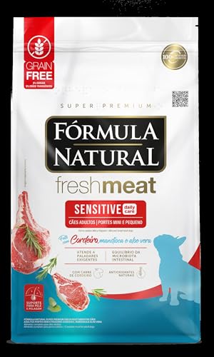 Fórmula Natural Fresh Meat Ração Seca Para Cães Adultos De Pequeno Porte Sabor Carne de Cordeiro 2,5Kg