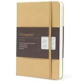 CUIDADOSAMENTE FABRICADO: Nuestro proceso de encuadernación de libros se lleva a cabo cuidadosamente para garantizar que nuestras libretas duren toda la vida. Cada cuaderno de notas tiene un cierre elástico seguro, una cinta de marcador y una encuadernación plana de 180° que permite tomar notas fácilmente con una sola mano. Un bolsillo trasero ofrece mucho espacio para guardar tarjetas de visita importantes, recibos y más cosas