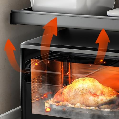 Étagère murale inox 60 cm pour micro-ondes, support cuisine durable - 5