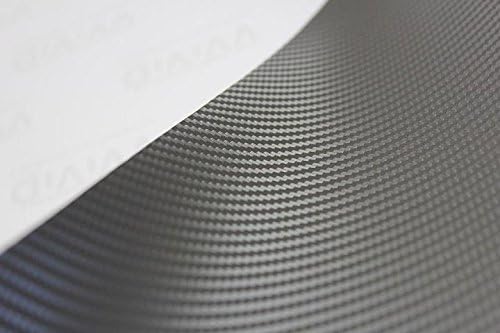 Miniatura 4 de Rollo de vinilo VViViD XPO para coche de 5 x 1 pies con tecnología de liberación de aire, fibra de carbono gris oscuro