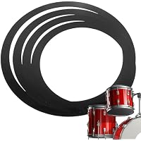 Juego de 4 anillos amortiguadores de tambor de tambor de control
