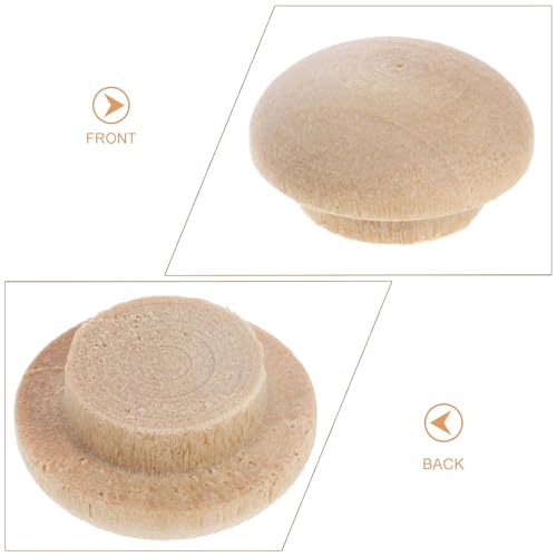 Oculte tornillos con tapones de madera reutilizables para cubrir orificios redondos 4