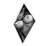 TC United Designs Food Porn Boobs Sticker Vinyl Decal Gift Car Bumper Laptop Home Deco Window Wall Truck