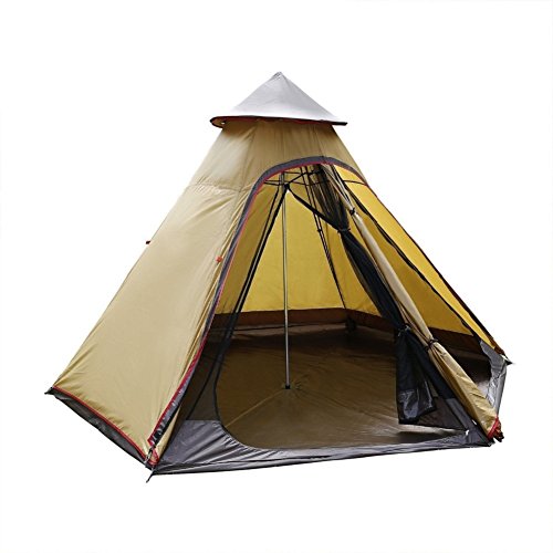 Tente tipi Double Couche extérieure 380x330cm | Grande Tente tipi