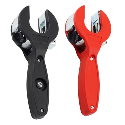 Image of WheatThrive Ratchet Tube Cutter, Pipe Cutter, 2pcs Copper Aluminium Cutters, 6-23mm & 8-29mm, Stainless Steel, Black, for DIY Plumbing