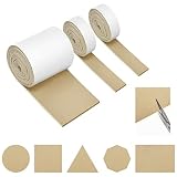 ✅[Material duradero] Protectores de suelo fieltro badhesivos,densidad de 1000 g por metro cuadrado. Puede cortar el protector patas sillas cuadradas forma y tamaño que necesite. El paté es firme, no se deforma fácilmente.