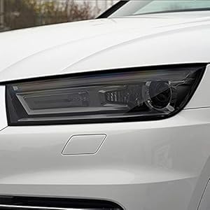CGFZNUB Auto Koplamp Beschermfolie Vinyl Restauratie Transparant Zwart TPU Sticker, voor Audi Q5 SQ5 FY 8R 2009-2020…