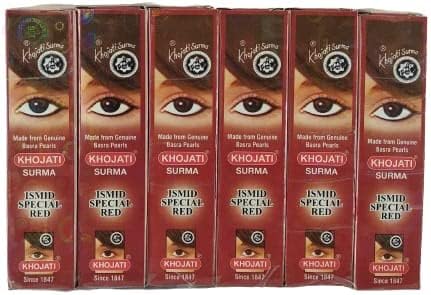 Khojati Ismid Special Red Surma Pack of 6