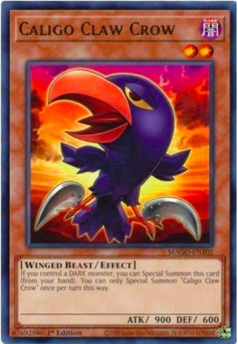 Caligo Claw Crow - MAGO-EN102 - Gold Rare - 1st Edition