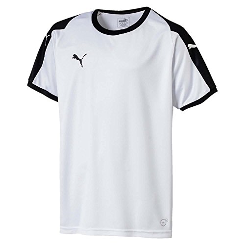 Maillot Mixte Enfant Puma Liga Jersey Jr Peacoat White Taille 176
