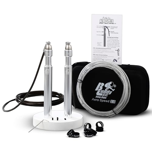 Buddy Lee Aero Speed Jump Rope 2.0 Upgraded Version with Sonic Rocket Speed Swivel Bearing...