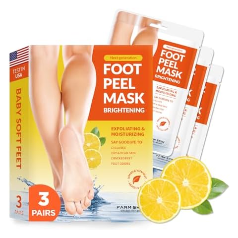 FARMSKIN Vitamin C Foot Peeling Mask Cover