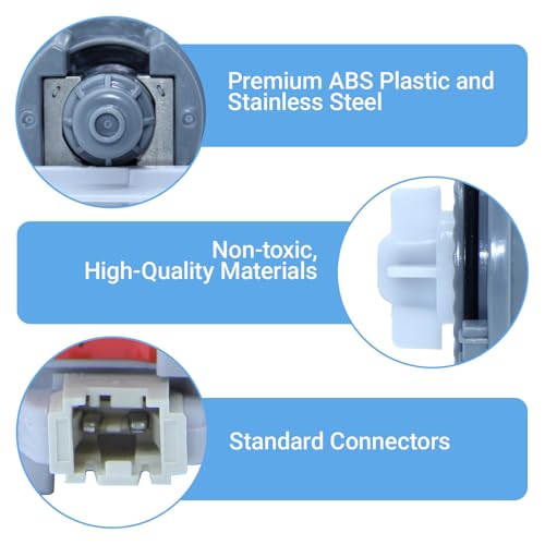 Image of 2718A Dishwasher Drain Pump Assembly Compatible with Kenmore Frigidaire 5304519271-120V 60Hz 0.7A Replacement Pump for Dishwasher Drainage
