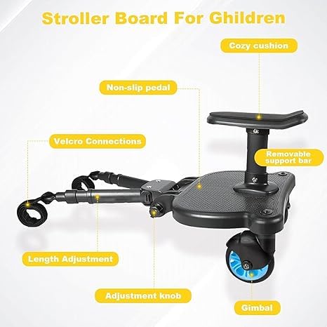 Image of Universal Stroller Board with Detachable Seat