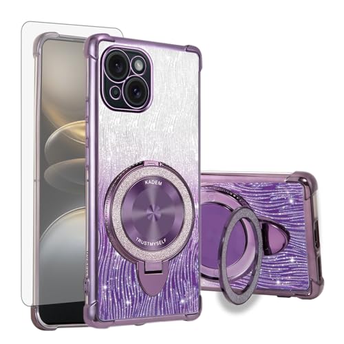 Coque iPhone 15 avec protection écran en verre trempé pour éviter les rayures