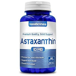 NASA BEAHAVA Astaxanthin 10mg 180 Softgels Max Strength Astaxanthin Supplement 6 Month Supply Best Value