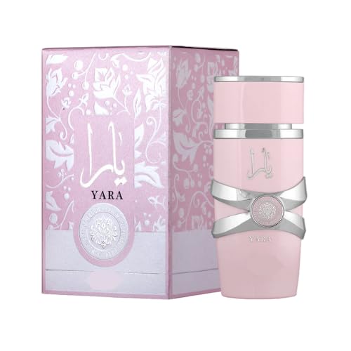 YARA Perfume, Pink and Silver Design, Gift Box Package