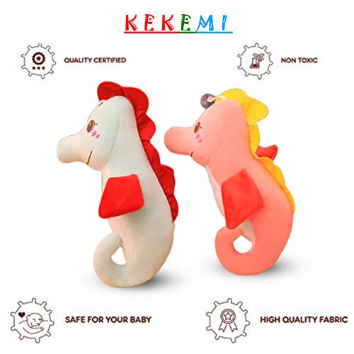 Image of KEKEMI Non-Toxic Hugable Cute Stuff Teddy Bear Soft Toys for Kids /Gift, Size 7 Inches (Pack of 2)