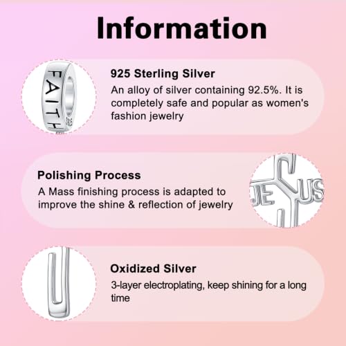 Image of LUXILLA Love You Best Friend Grandma Wife Heart Charm 925 Sterling Silver Charms Fit for Bracelets Necklace Jewelry Gift for Women