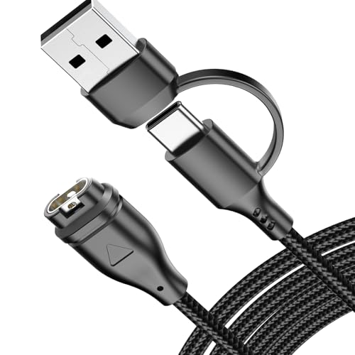 2in1 K[~p[dP[u 1{1m҂ݍݏ[dP[uX}[gEHb`[d USB-C/USB-A Garmin[dforFenix 8 7 7S 7X 6 6S 6X 5 5S Forerunner 245 945 Instinct 2 2S