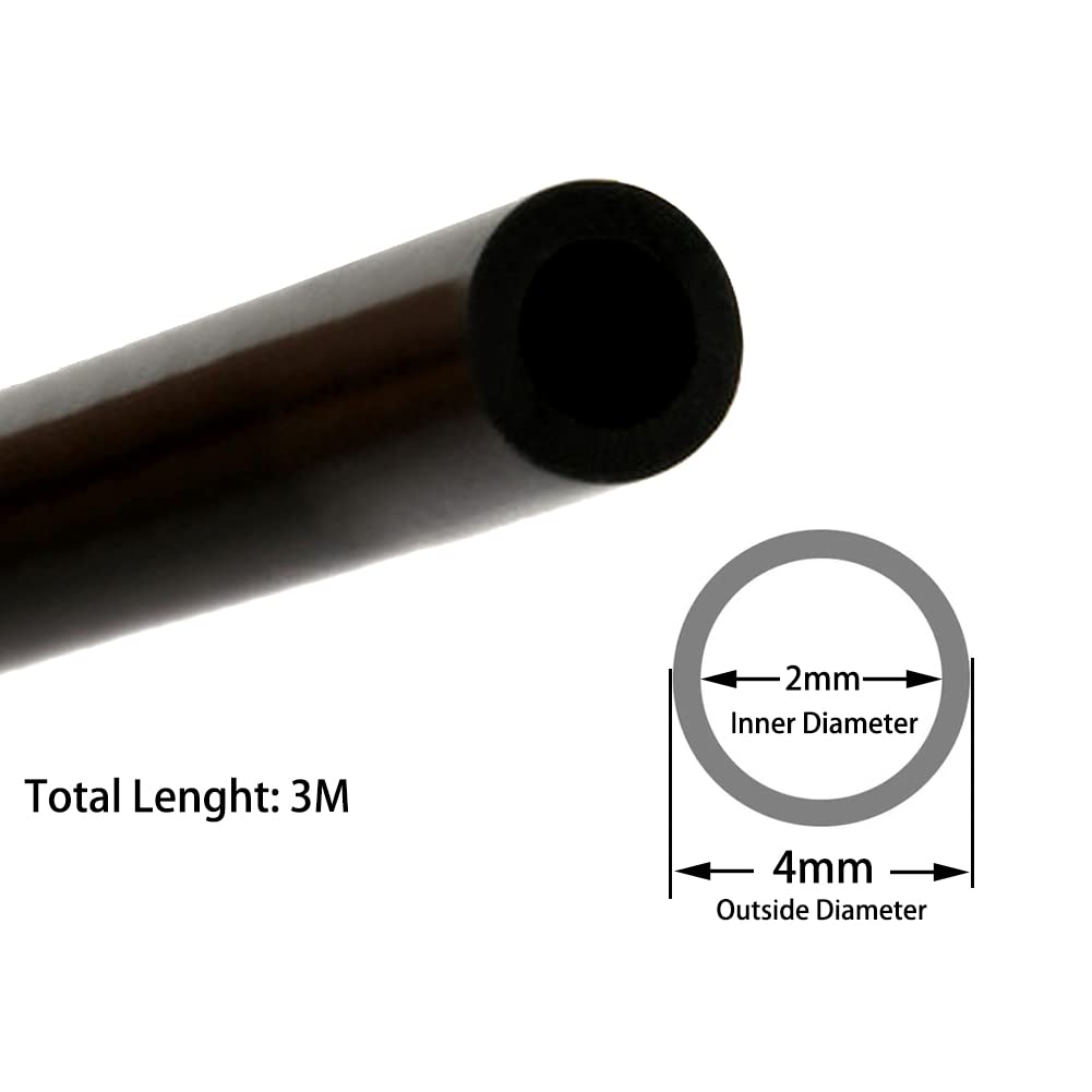 Black Food Grade ID 0.5mm ~ 32mm Silicone Tube Flexible Non-Toxic High Black Food Grade ID 0.5mm ~ 32mm Silicone Tube Flexible Non-Toxic High