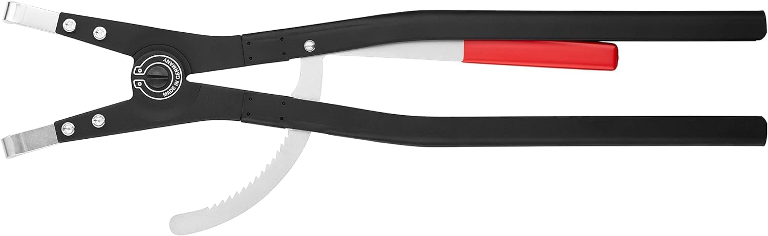 KNIPEX Alicate para arandelas para arandelas exteriores de ejes recubierto de pintura pulverizada, negro 570 mm, 46 20 A51