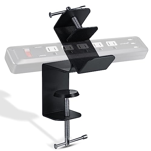Marre des câbles qui traînent ? Utilisez le support multiprise avec pince de bureau réglable - 2