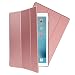 Produktbild NALIA Smart-Case Hülle kompatibel mit iPad Pro 12,9 Zoll (2017), Ultra-Slim Dünne Tablet, Kunst-Leder Hardcase Multi-Ständer, Display-Schutz & Back-Cover Flip-Case Klapphülle, Farbe:Rose Gold