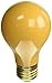 Halco Lighting Technologies A19BG60 S14YEL1C/LED 8011 60W A19 YEL Bug 130V 2M Incandescent Bulbs