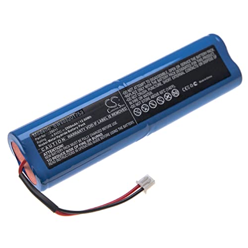 vhbw batteria compatibile con Hazet 1979-6 torcia, lampada da elmetto (2500mAh, 4,8V, NiMH)