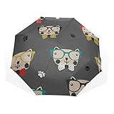 Kompakte Größe: Nur 28 cm im zusammengeklappten Zustand, nimmt nicht viel Platz ein und passt gut in eine Einkaufstasche.