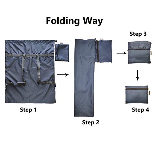 Navy Extra Large Laundry Bag Backpack, Sturdy Heavy Duty Laundry Backpack With Drawstring Closure Adjustable Shoulder Straps Washable For Collegedorm Camp Apartment #TOP4