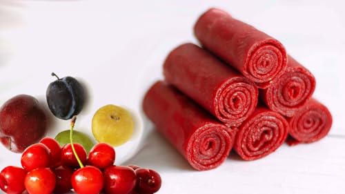 GOALDEES Lavashak (لواشک) Fruit Leather – Sour Cherry, Pomegranate & Barberry Mix, Persian Style Natural Tart Snack, Pack of 3-10 oz (270g)