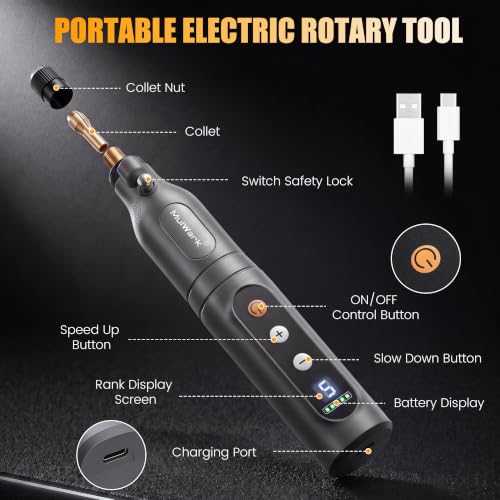 MulWark 113-Piece Rotary Tool Kit