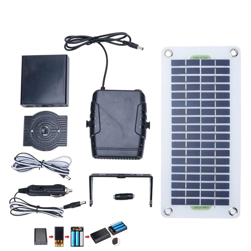 Estufa Solar Flexible Con Ventilador Cálido Estuche Para Batería Seguridad Sobrecalentada Ejemplar Para Uso Aire Libre En Cooperativas Invernaderos Excursiones Con Mochila En Invierno Batería De De