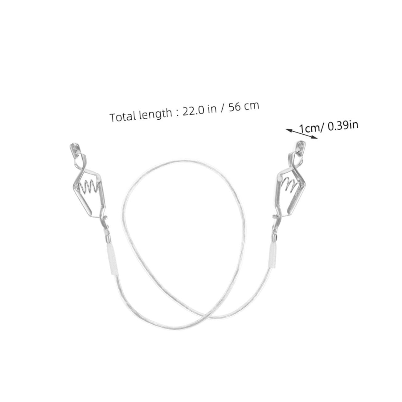 Abaodam Fencing Cable Clips Mask Clamp Fencing Body Cord Cable Holder for Foil Sabre