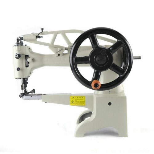 Hand Crank Patch Leather Sewing Machine, Industrial Manual Cobbler Shoe Sewing Repair Machine Leathe