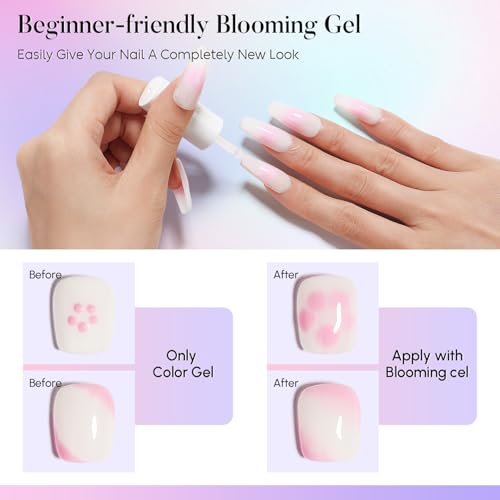 Esmalte Gel Soak Off AIMEILI Blossom Clear 10ml miniatura 3