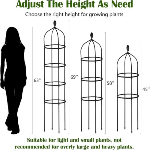 Torre de escalada de tomate con estructura de jardín resistente a la intemperie 8