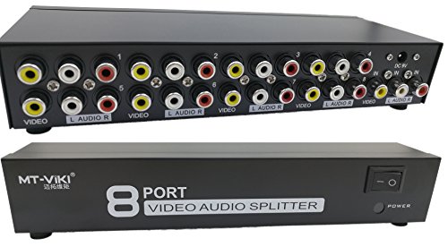 1 In 8 Out 3ケーブルボックス用RCA AVオーディオビデオスプリッタアンプDVD DVRアナログTV 1x8ポートスプリッタコンポジット3 Rca Avビデオオーディオスイッチスイッチャー (8分の1) 1 In 8 Out 3ケーブルボックス用RCA AVオーディオビデオスプリッタアンプDVD DVRアナログTV 1x8ポートスプリッタコンポジット3 Rca Avビデオオーディオスイッチスイッチャー (8分の1)